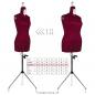 Preview: DRESS FORM MULTI FLEX 36-48  Schneiderpuppe